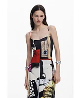 Desigual Women's Dress designed by Mr. Christian Lacroix