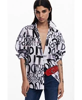 Desigual Women's Letterig Shirt