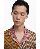 Desigual Men's Sixties Jacquard Shirt