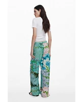 Desigual Women's Floral print trousers