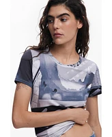 Desigual Women's Signal print T-shirt