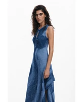 Desigual Women's Jacquard cut-out dress