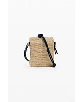 Desigual Women's Raffia phone holder wallet