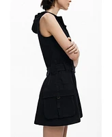 Desigual Women's Utility dress with hood
