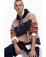 Desigual Men's Wide-striped sweatshirt