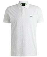Boss by Hugo Men's Patterned Regular-Fit Paddy Polo Shirt