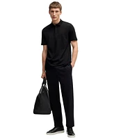 Boss by Hugo Men's Mercerized-Cotton Regular-Fit Polo Shirt