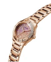 Guess Women's Analog Rose Gold Tone Stainless Steel Watch, 36mm