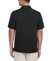 Cubavera Men's Palm Print Short-Sleeve Button-Down Shirt