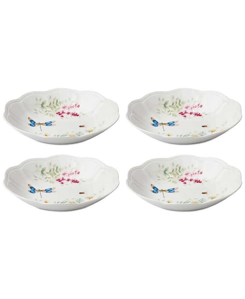 Lenox Butterfly Meadow Herbs Pasta Bowls, Set of 4