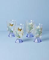 Lenox Butterfly Meadow Herbs Tall Tumblers, Set of 4