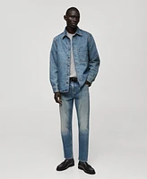 Mango Men's Denim Overshirt