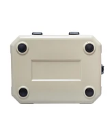 Camp-zero 12 | 12.6 Qt. Premium Cooler with Molded-in Cup Holders and Folding Aluminum Handle Sage