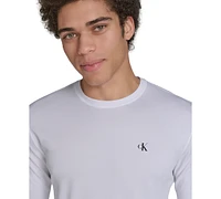 Calvin Klein Men's Monogram Long-Sleeve Swim Rash Guard