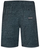 Hurley Big Boys Printed Heathered Pull-On Swim Trunks