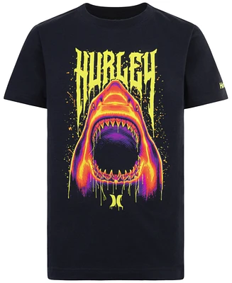 Hurley Big Boys Sharp Dip Cotton Graphic T-Shirt