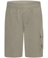 Hurley Little Boys Vortex Check Graphic T-Shirt & Shorts, 2 Piece Set