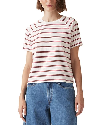 Levi's Women's Striped Game Day Cotton T-Shirt