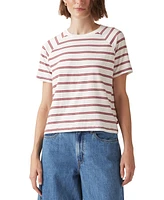 Levi's Women's Striped Game Day Cotton T-Shirt