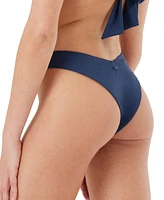 Roxy Juniors' Beach Classics V-Front Cheeky Bikini Bottoms