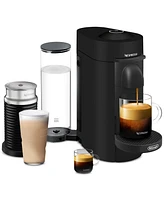 Nespresso Vertuo Plus Coffee & Espresso Machine by DeLonghi with Aeroccino