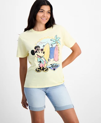 Disney Juniors' Surfing Mickey T-Shirt