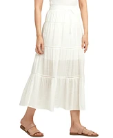 Bcx Juniors' Tiered Gauze Pull-On Maxi Skirt
