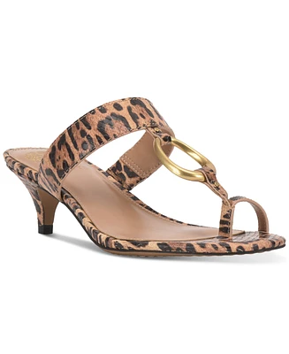 Vince Camuto Women's Kimena Toe-Loop Kitten-Heel Sandals