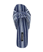 Nine West Women's Lalta Knotted Flat Slide Sandals