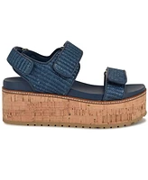 Nine West Women's Heavin Woven Platform Wedge Sandals