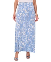 Vince Camuto Women's Abstract-Print A-Line Maxi Skirt