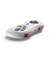8Bitdo M30 2.4G Wireless Gamepad Controller for Sega Genesis Mini and Mega Drive Mini and Nintendo Switch - White