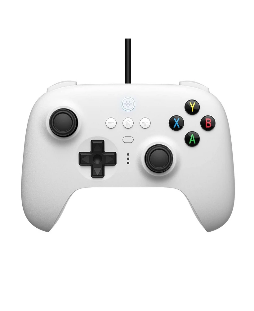 8Bitdo Ultimate Usb Wired Controller for Nintendo Switch, Windows, Android, Steam Deck and Raspberry Pi - White