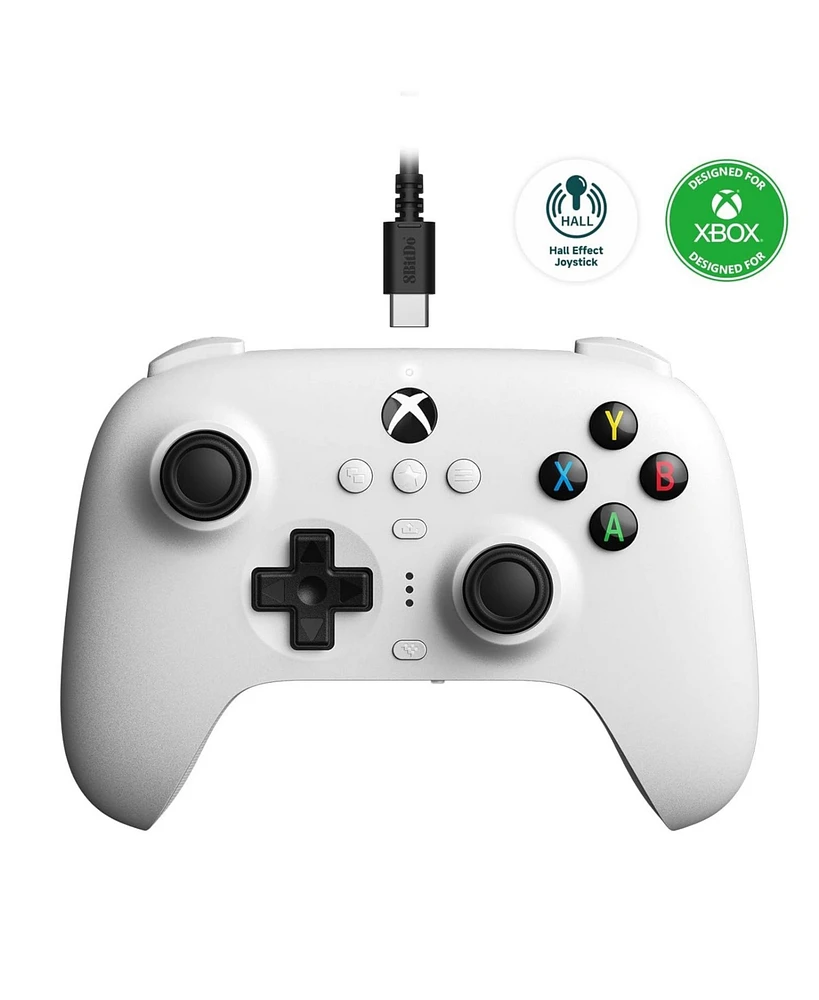 8BitDo Ultimate Wired Controller for Xbox - Hall edition/ White + Game Pass