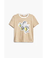 Desigual Women's Striped print T-shirt