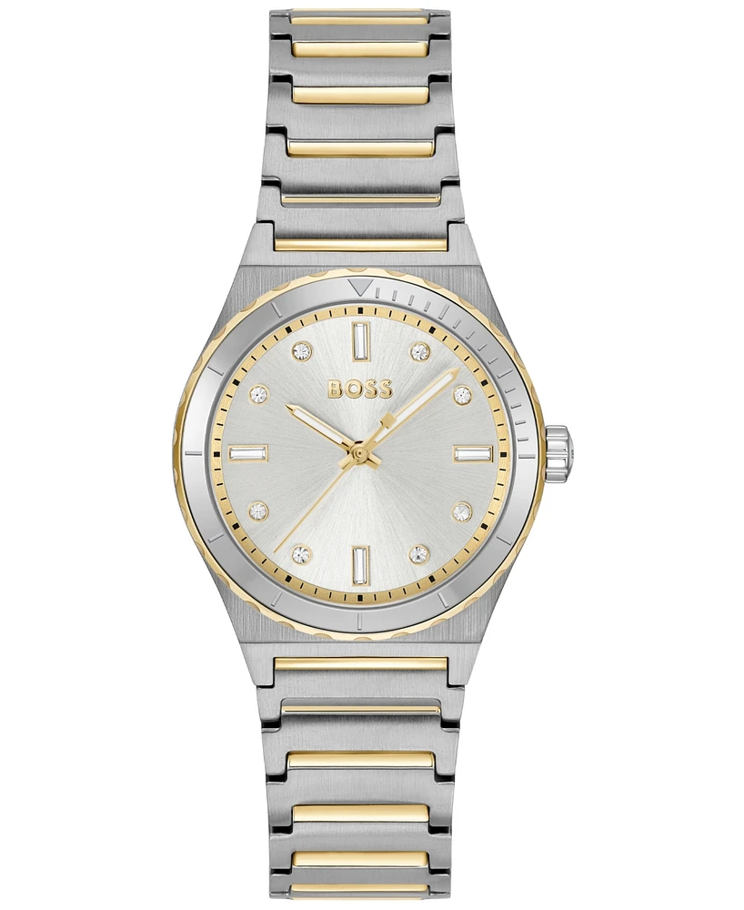 Hugo Boss Women's Candor Sport Quartz Two-Tone Stainless-Steel Watch, 32mm