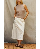 Crescent Women's Jimena Flare Midi Skirt