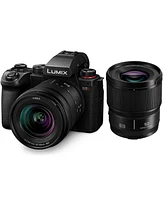 Panasonic Lumix S5II Mirrorless Camera with 20-60mm f/3.5-5.6 and 50mm f/1.8 Lens