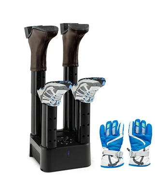 Prevent Odor Mold & Bacteria 4 Shoe Electric Dryer with Timer