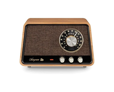 Sangean Wr-55 Cabinet Am/Fm Bluetooth Aux Premium Wooden