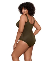 Miraclesuit Plus Rock Solid Revele One Piece Swimsuit