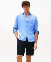 Tommy Hilfiger Men's Big & Tall Brooklyn Linen Drawstring Shorts