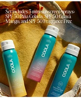 Coola 3-Pc. Spf Spray Minis Set