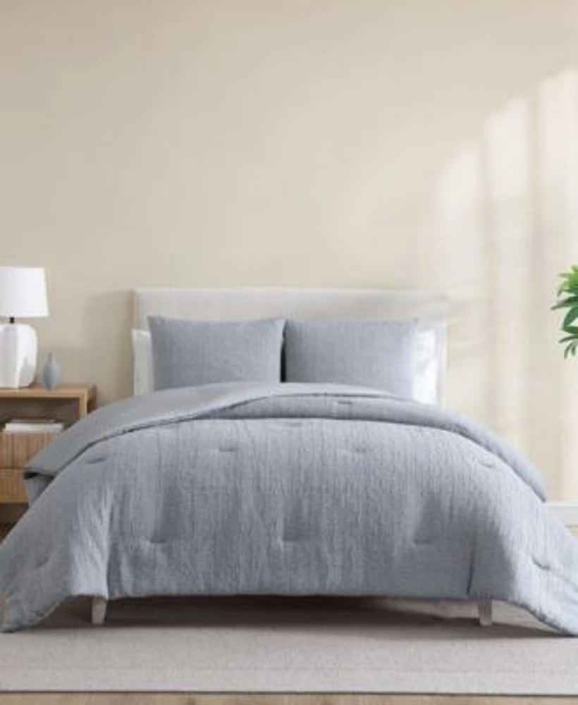 Nautica Nautical Stitch Chambray Comforter Set