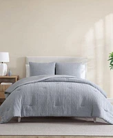 Nautica Nautical Stitch Chambray Comforter Set