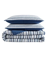Nautica Pembrook Reversible 3-Pc. Quilt Set, King