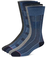 Tommy Hilfiger Men's Crew Dress Socks, Pack of 5