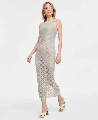 Bar Iii Women's Sleeveless Crochet Maxi Dress, Exclusively at Macy's