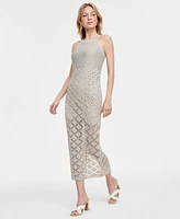 Bar Iii Women's Sleeveless Crochet Maxi Dress, Exclusively at Macy's