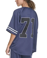 Starter Women's Logo Raglan-Sleeve Baseball Shirt